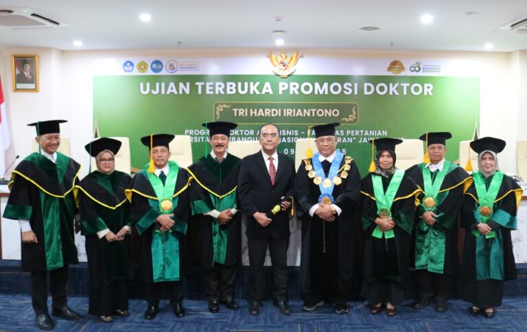 Sidang Terbuka Doktor Tri Hardi Iriantono: Pendekatan Strategis dalam Optimalisasi Rantai Pasok Susu Nasional
