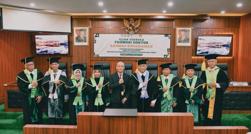 Sidang Terbuka Doktor Rahmad Kodariawan: Model Kapabilitas Dinamis dan Strategi Co-Management untuk Keberlanjutan Kebun Raya Mangrove Surabaya