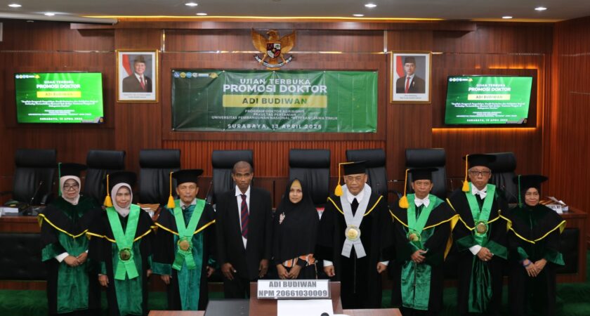 Analisis Determinan Pertumbuhan Ekonomi Sub-Sektor Tanaman Pangan: Ujian Terbuka Disertasi Adi Budiwan di UPN “Veteran” Jawa Timur